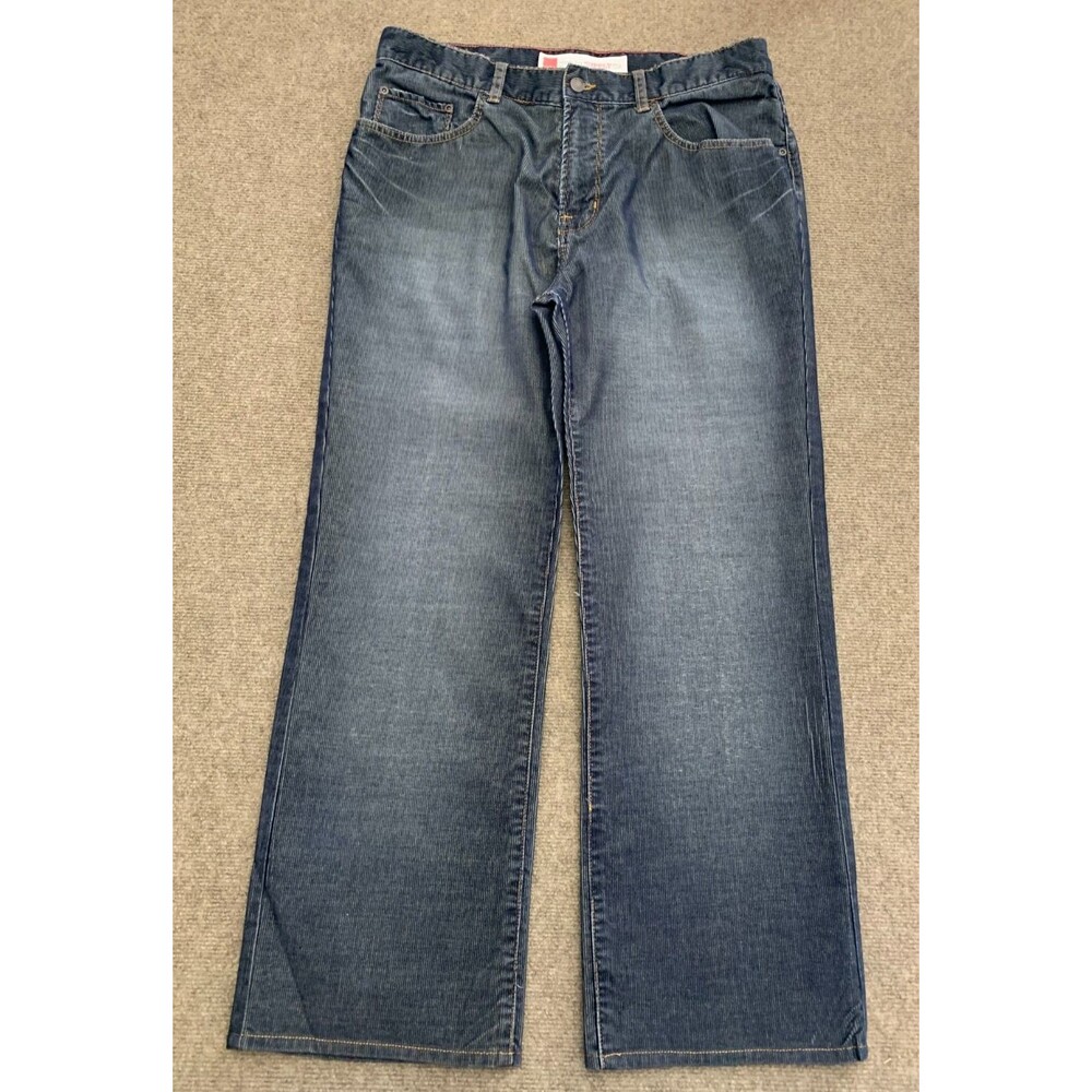 Vintage Mossimo Jeans Mens 33 Cooper Corduroy Straight Loose Skater Y2K Denim